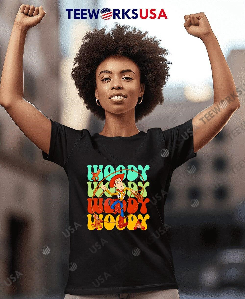 Woody repeat cartoon cute - Adult & Kids T-Shirts, Sweatshirts & Hoodies apparel design preview 8
