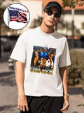 WrestleMania Stone Cold and The Rock vintage - Adult & Kids T-Shirts, Sweatshirts & Hoodies apparel design preview 1