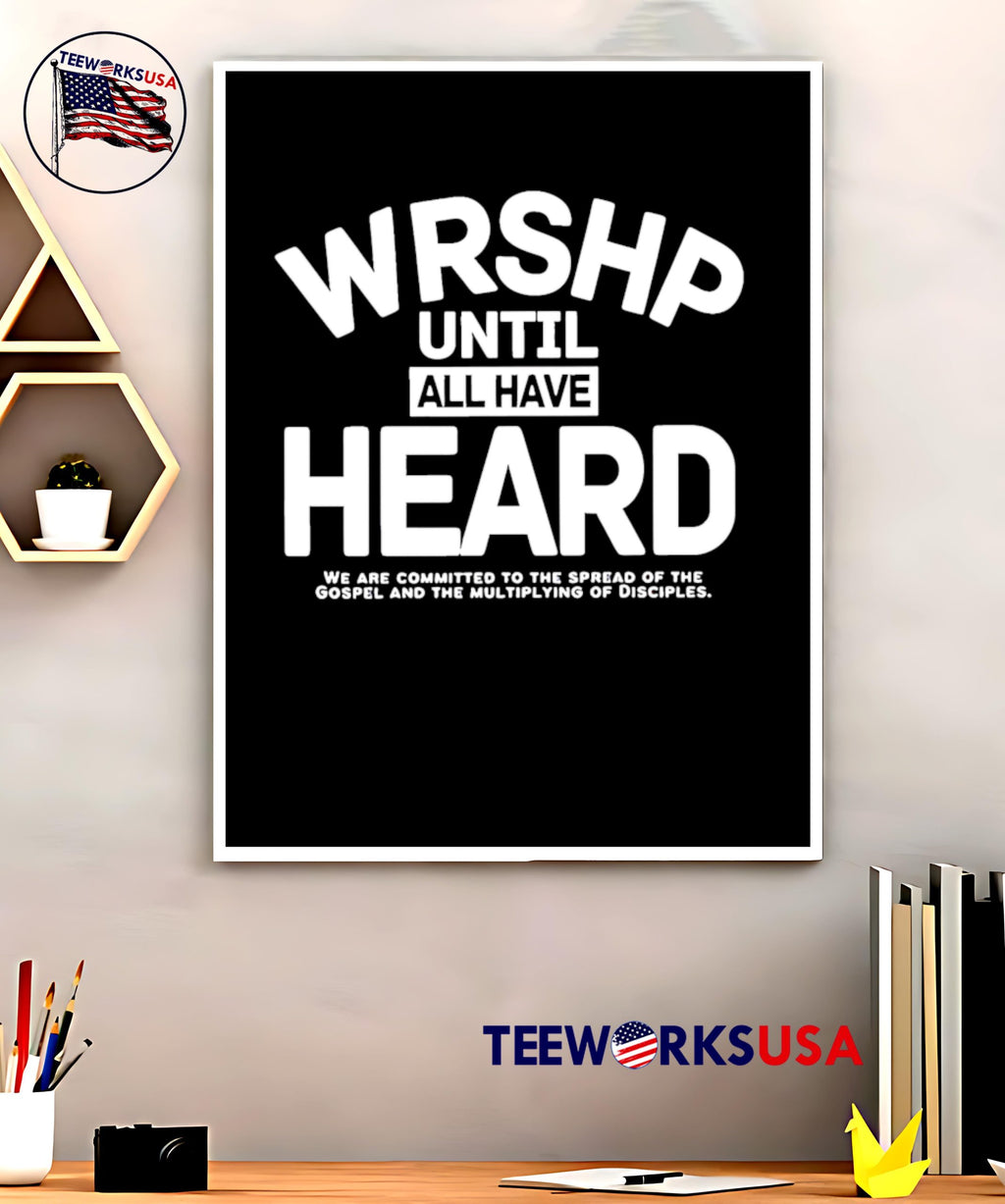 Wrshp until all have heard - Adult & Kids T-Shirts, Sweatshirts & Hoodies apparel design preview 5