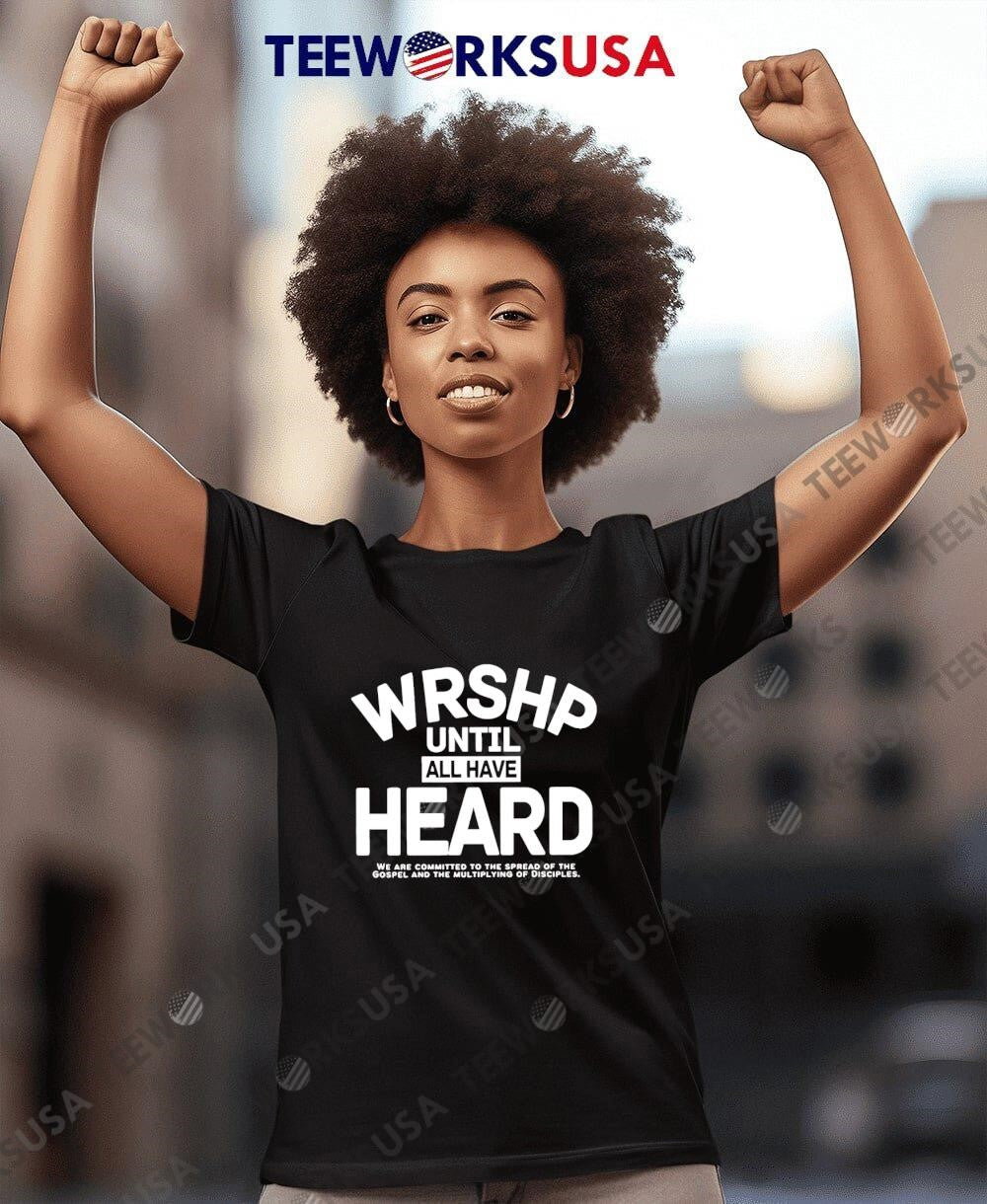 Wrshp until all have heard - Adult & Kids T-Shirts, Sweatshirts & Hoodies apparel design preview 7
