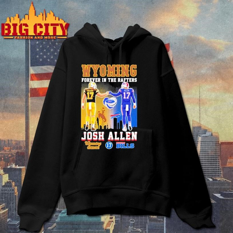 Wyoming Cowboys Buffalo Bills Josh Allen Forever In - Adult & Kids T-Shirts, Sweatshirts & Hoodies apparel design preview 2
