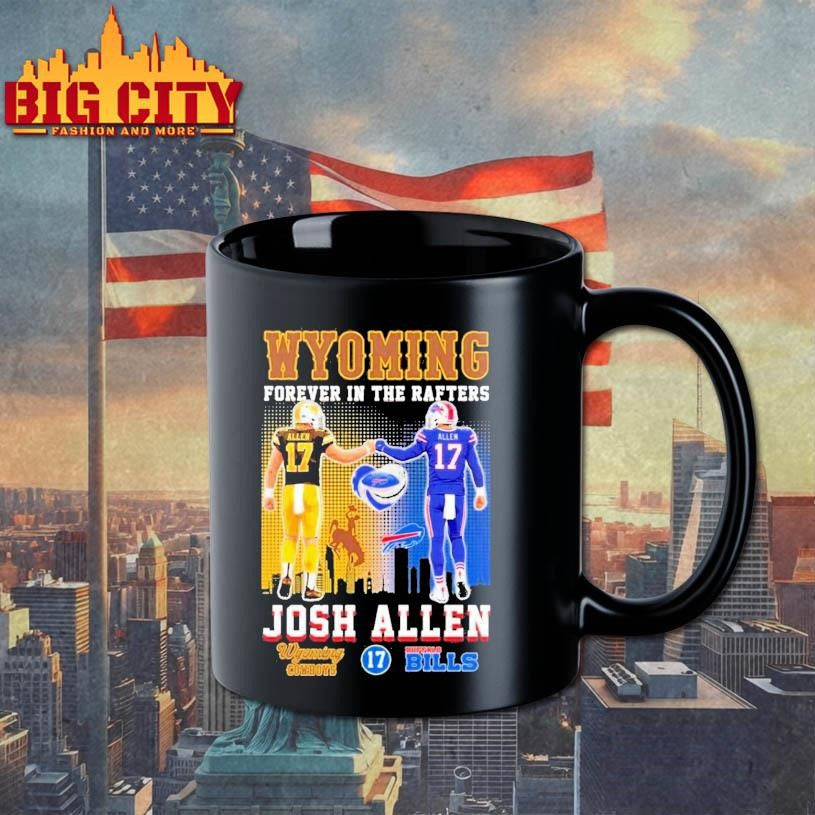 Wyoming Cowboys Buffalo Bills Josh Allen Forever In - Adult & Kids T-Shirts, Sweatshirts & Hoodies apparel design preview 3