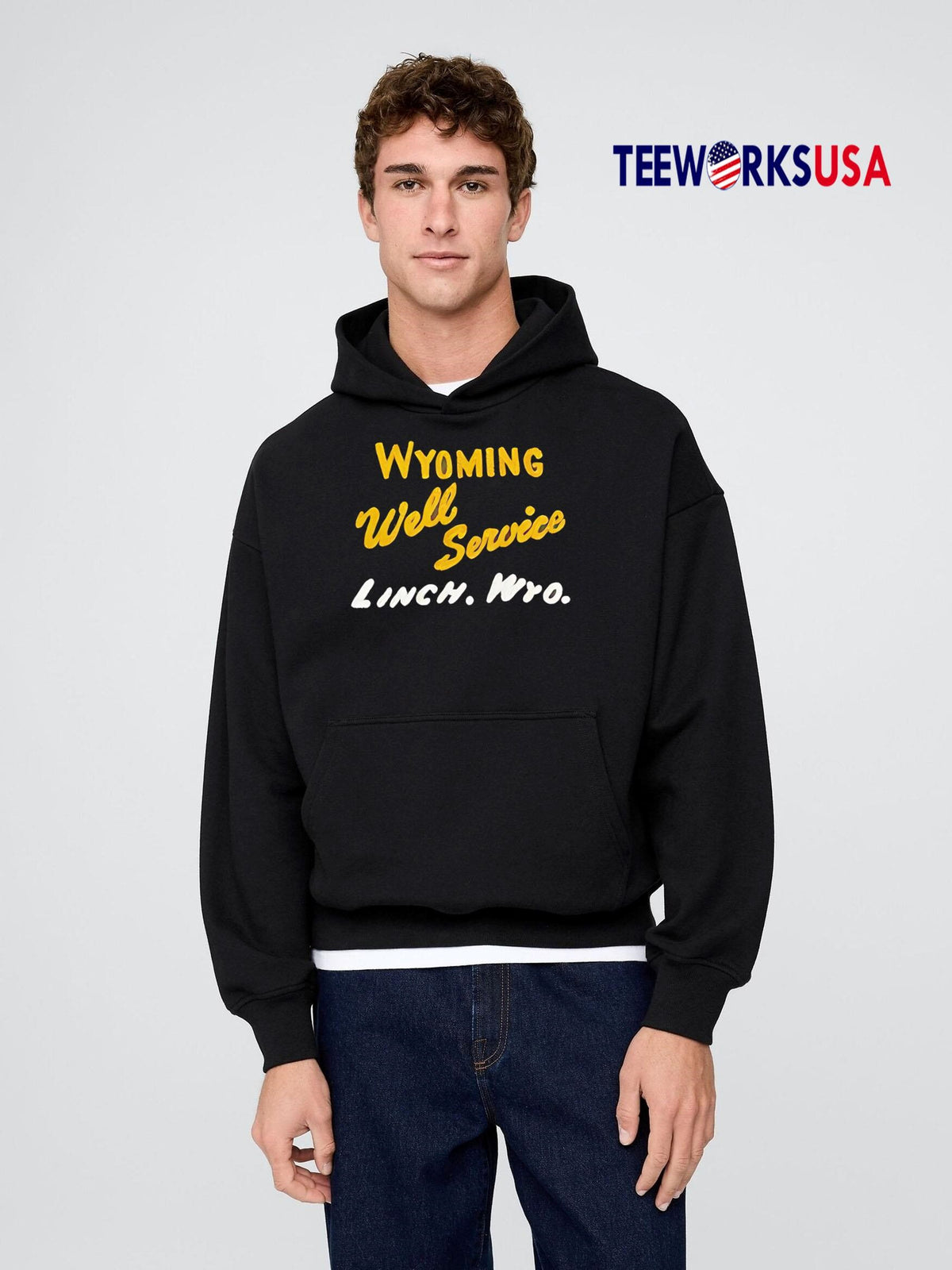Wyoming Well Service Linch Wyo - Adult & Kids T-Shirts, Sweatshirts & Hoodies apparel design preview 2