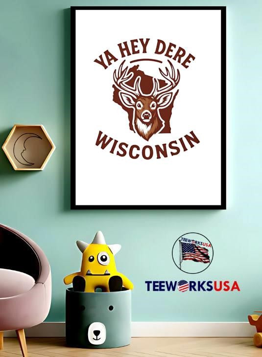Ya Hey Dere Wisconsin Milwaukee Bucks - Adult & Kids T-Shirts, Sweatshirts & Hoodies apparel design preview 3