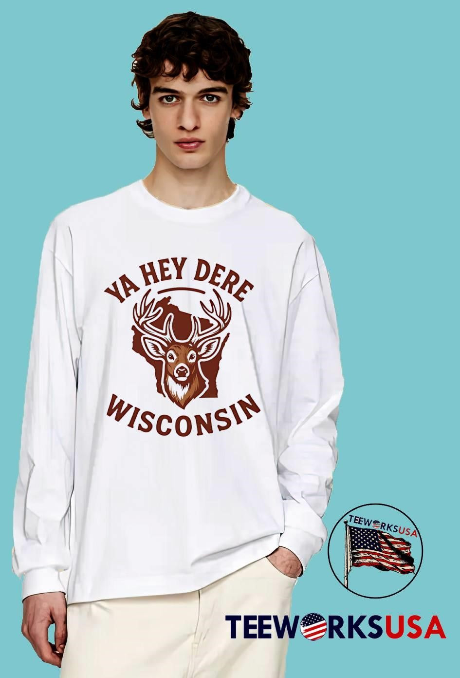 Ya Hey Dere Wisconsin Milwaukee Bucks - Adult & Kids T-Shirts, Sweatshirts & Hoodies apparel design preview 4