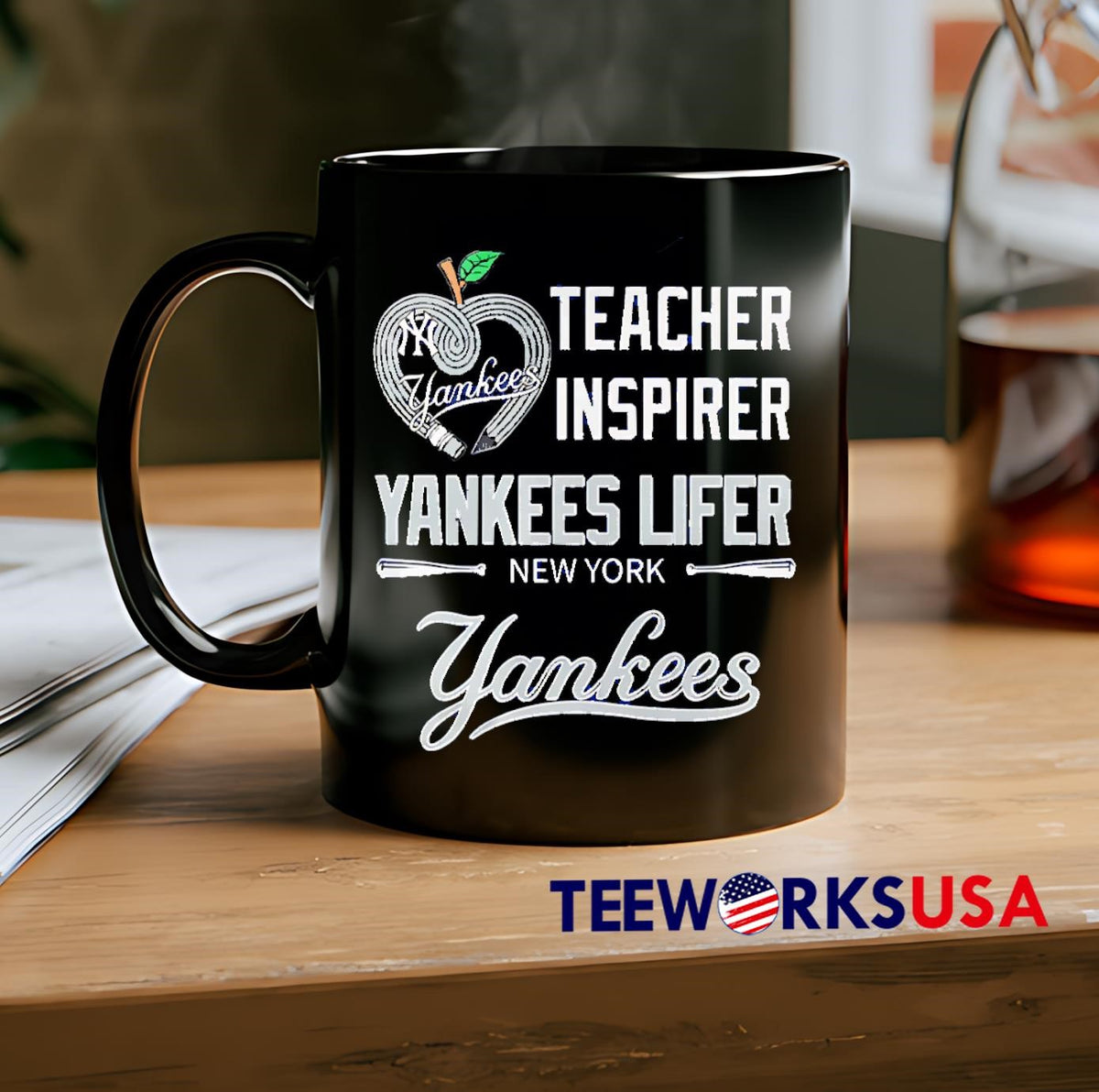 Yankees teacher appreciation - Adult & Kids T-Shirts, Sweatshirts & Hoodies apparel design preview 2