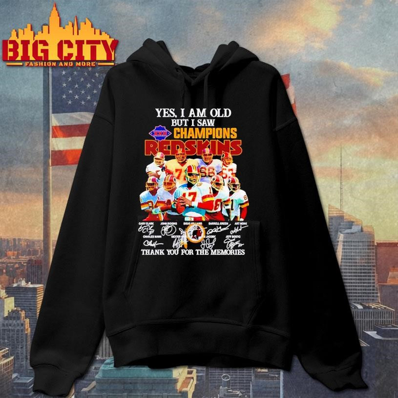 Yes I am old but saw 1987 Washington Redskins - Adult & Kids T-Shirts, Sweatshirts & Hoodies apparel design preview 2