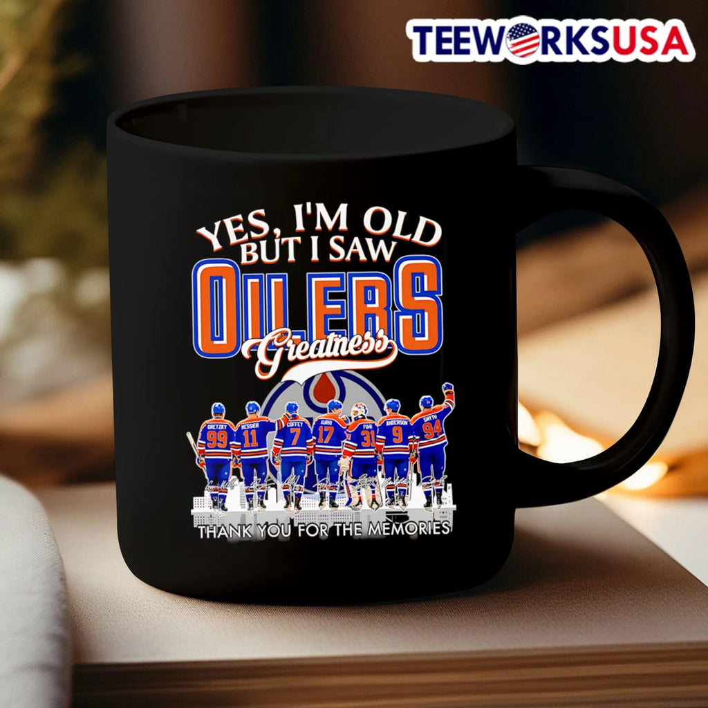 Yes I'm Old But I Saw Oilers Greatness Thank You For - Adult & Kids T-Shirts, Sweatshirts & Hoodies apparel design preview 3