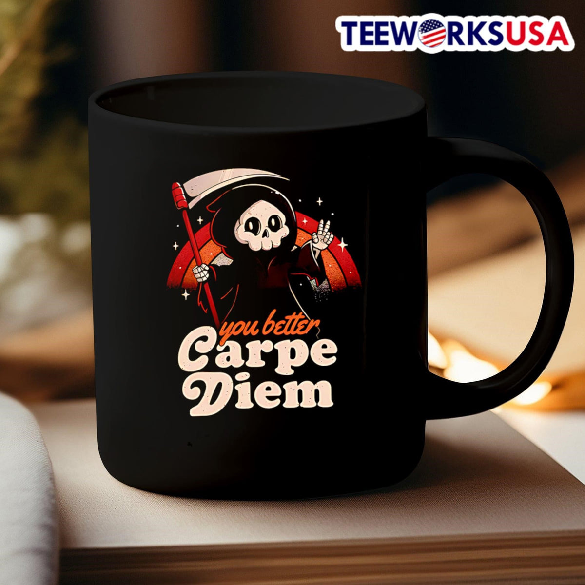 You better carpe diem - Adult & Kids T-Shirts, Sweatshirts & Hoodies apparel design preview 3