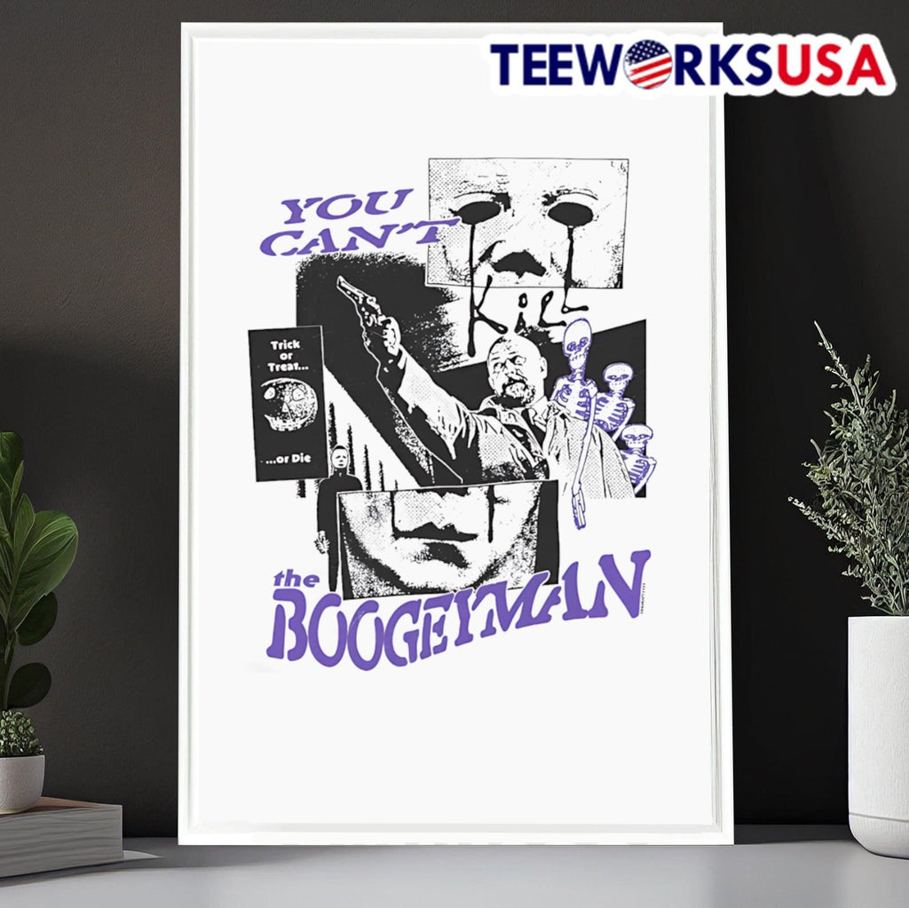 You can't kill the Boogeyman trick or treat die - Adult & Kids T-Shirts, Sweatshirts & Hoodies apparel design preview 6