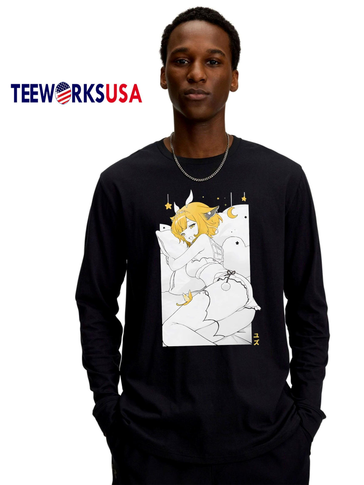 Yuzu Waifu Anime sexy - Adult & Kids T-Shirts, Sweatshirts & Hoodies apparel design preview 4
