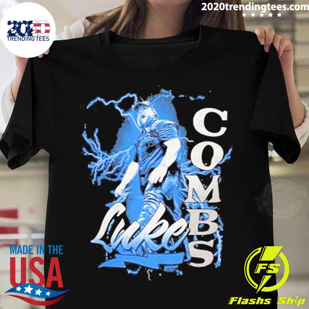 Official luke Combs Vintage Lightning - Adult & Kids T-Shirts, Sweatshirts & Hoodies apparel design preview 1
