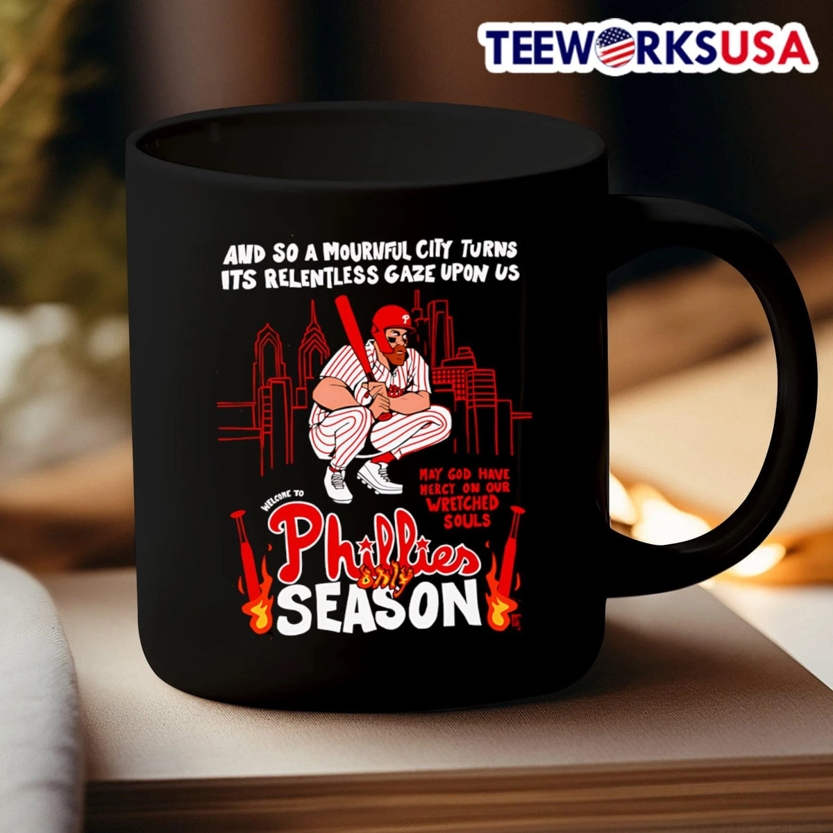 And So A Mournful City Turns Its Relentless Gaze Upon - Adult & Kids T-Shirts, Sweatshirts & Hoodies apparel design preview 3
