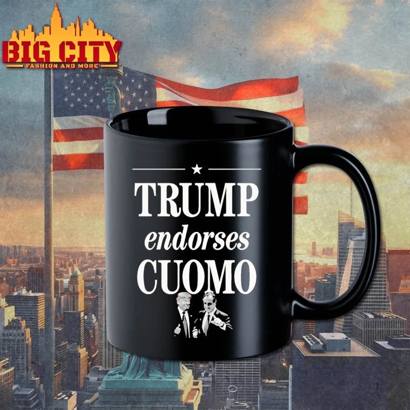 Zohran Mamdani Trump Endorses Cuomo - Adult & Kids T-Shirts, Sweatshirts & Hoodies apparel design preview 3
