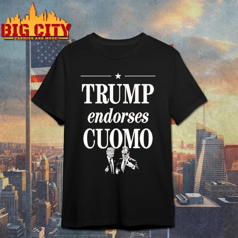 Zohran Mamdani Trump Endorses Cuomo - Adult & Kids T-Shirts, Sweatshirts & Hoodies apparel design preview 1
