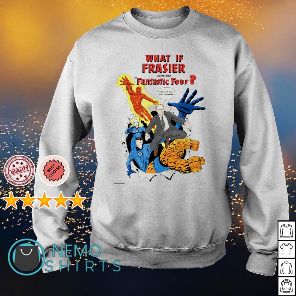 What if Frasier Fantastic Four - Adult & Kids T-Shirts, Sweatshirts & Hoodies apparel design preview 4