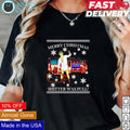Donald Trump Cousin Eddie Merry Christmas shitter was - Adult & Kids T-Shirts, Sweatshirts & Hoodies apparel design preview 1