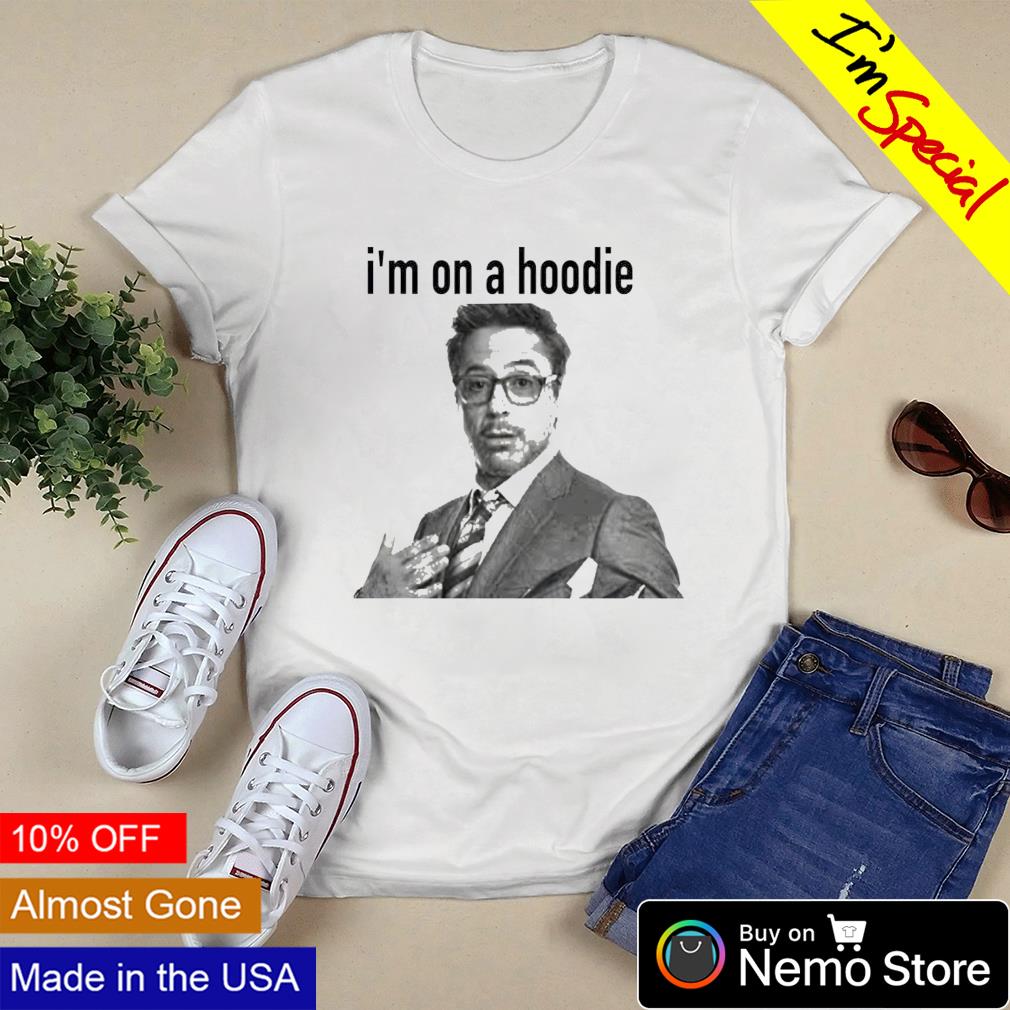 Tony Stark I'm on a - Adult & Kids T-Shirts, Sweatshirts & Hoodies apparel design preview 3
