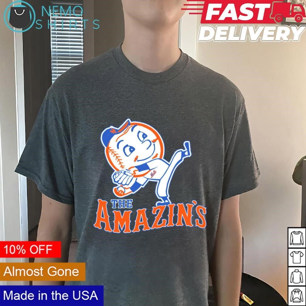 The amazin's New York Mets baseball - Adult & Kids T-Shirts, Sweatshirts & Hoodies apparel design preview 3