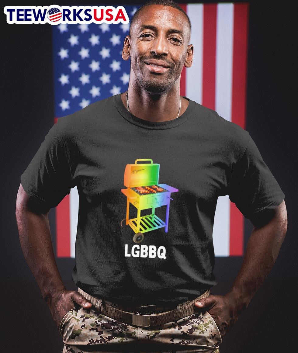LGBBQ Pride barbeque - Adult & Kids T-Shirts, Sweatshirts & Hoodies apparel design preview 1