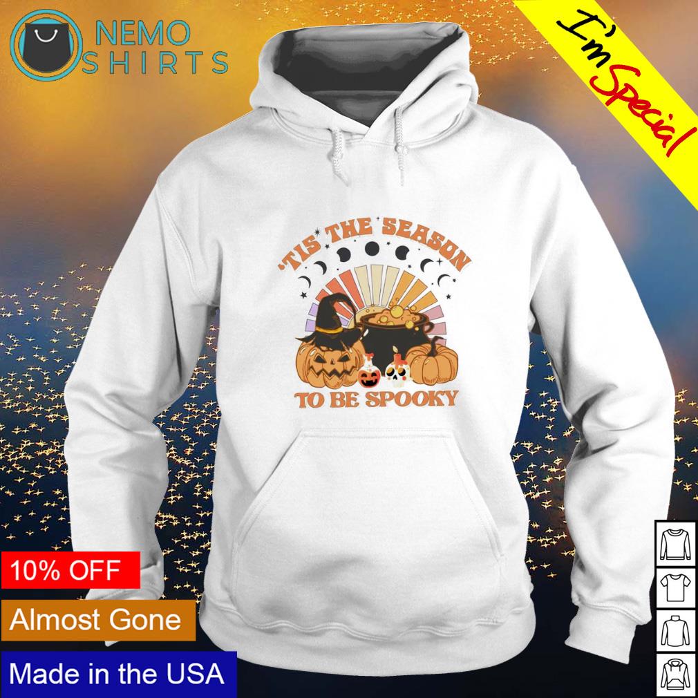 Halloween tis the season to be spooky - Adult & Kids T-Shirts, Sweatshirts & Hoodies apparel design preview 2