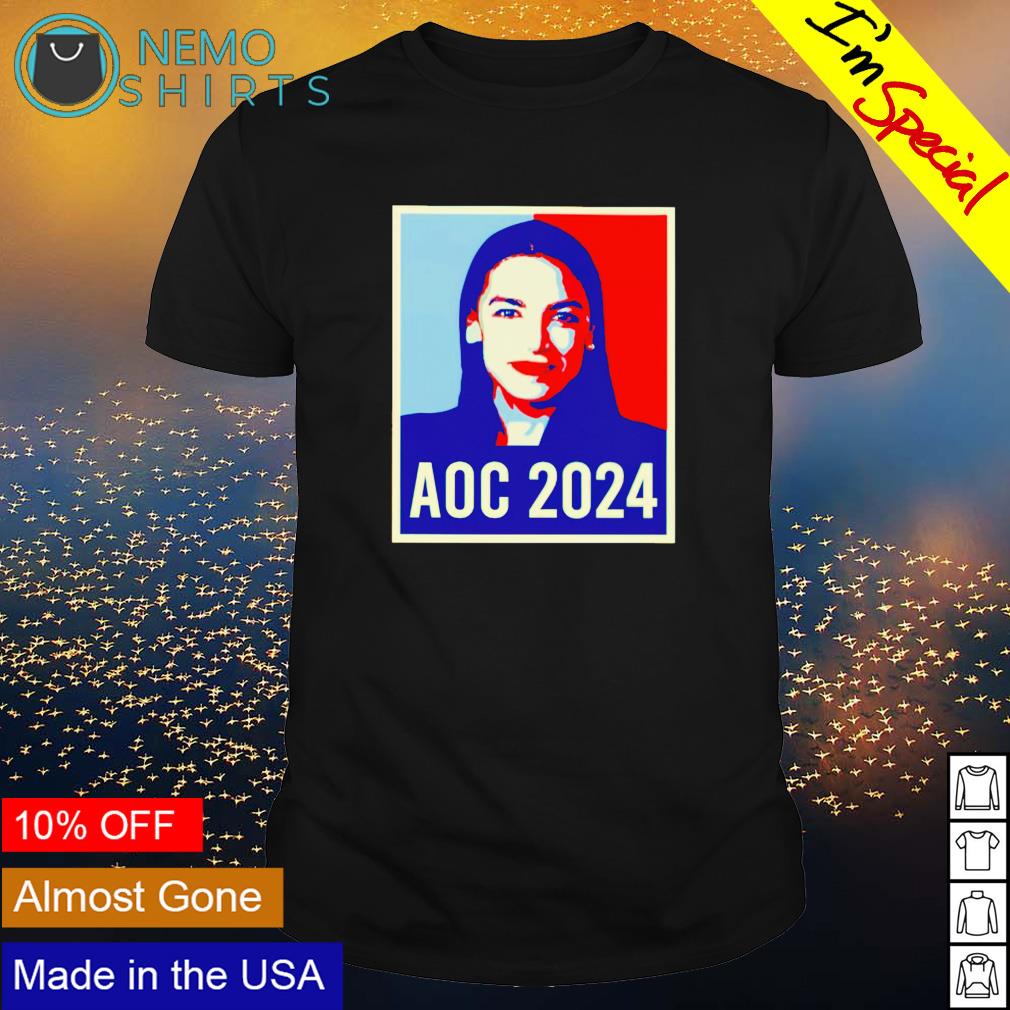 Alexandria Ocasio-Cortez AOC 2024 - Adult & Kids T-Shirts, Sweatshirts & Hoodies apparel design preview 1