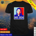 Alexandria Ocasio-Cortez AOC 2024 - Adult & Kids T-Shirts, Sweatshirts & Hoodies apparel design preview 1