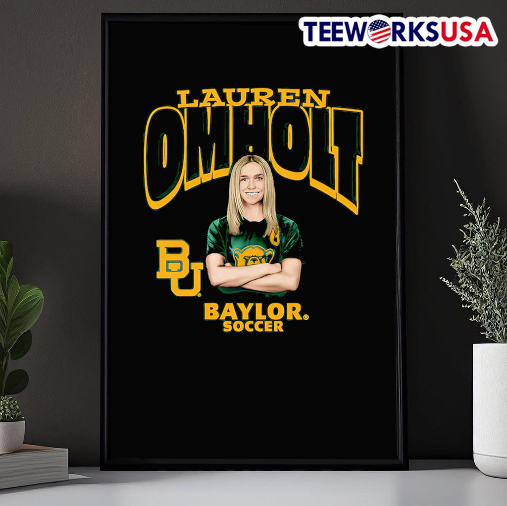 Lauren Omholt Baylor soccer illustrated - Adult & Kids T-Shirts, Sweatshirts & Hoodies apparel design preview 5