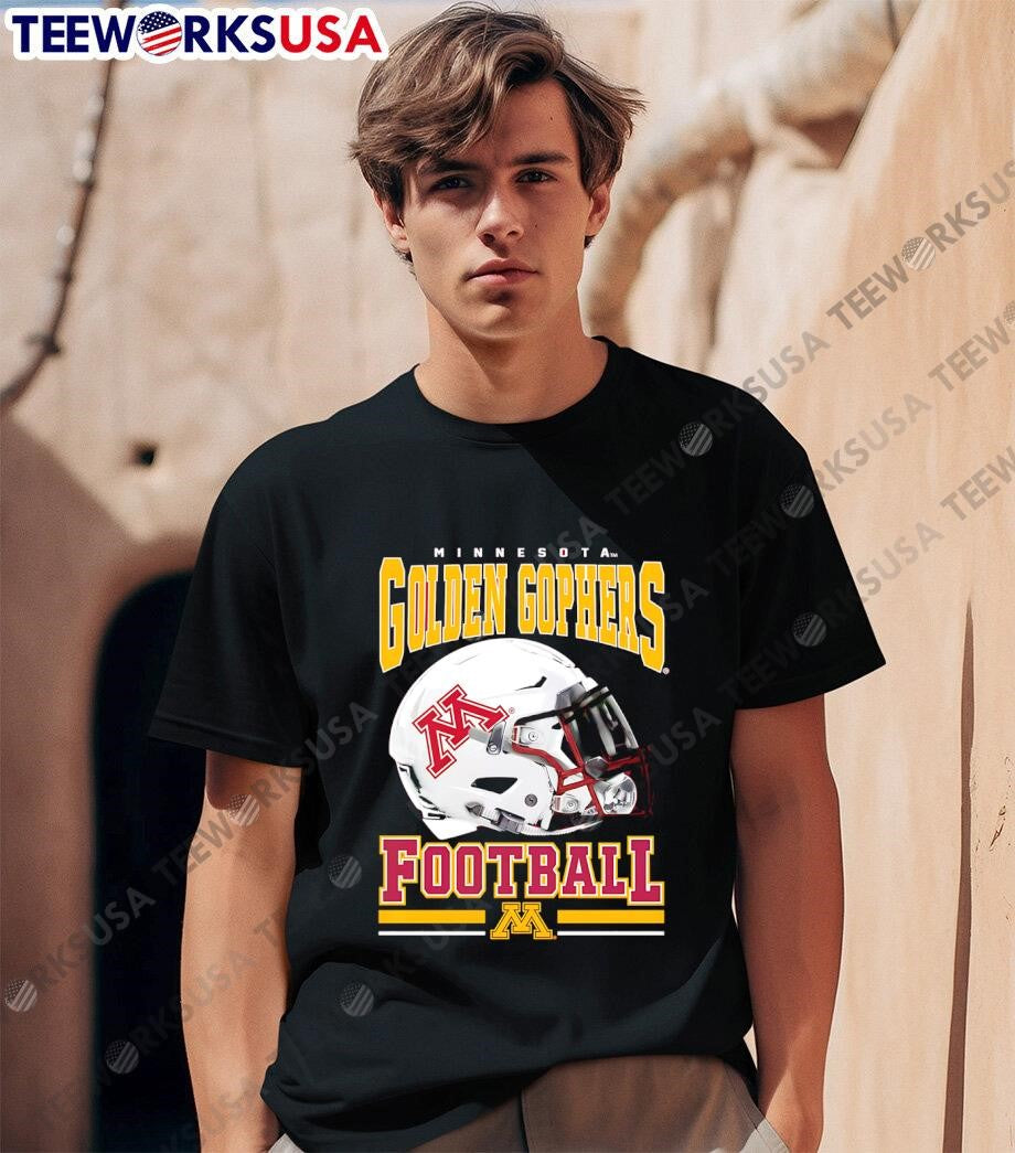Minnesota Golden Gophers Maroon Football helmet - Adult & Kids T-Shirts, Sweatshirts & Hoodies apparel design preview 1