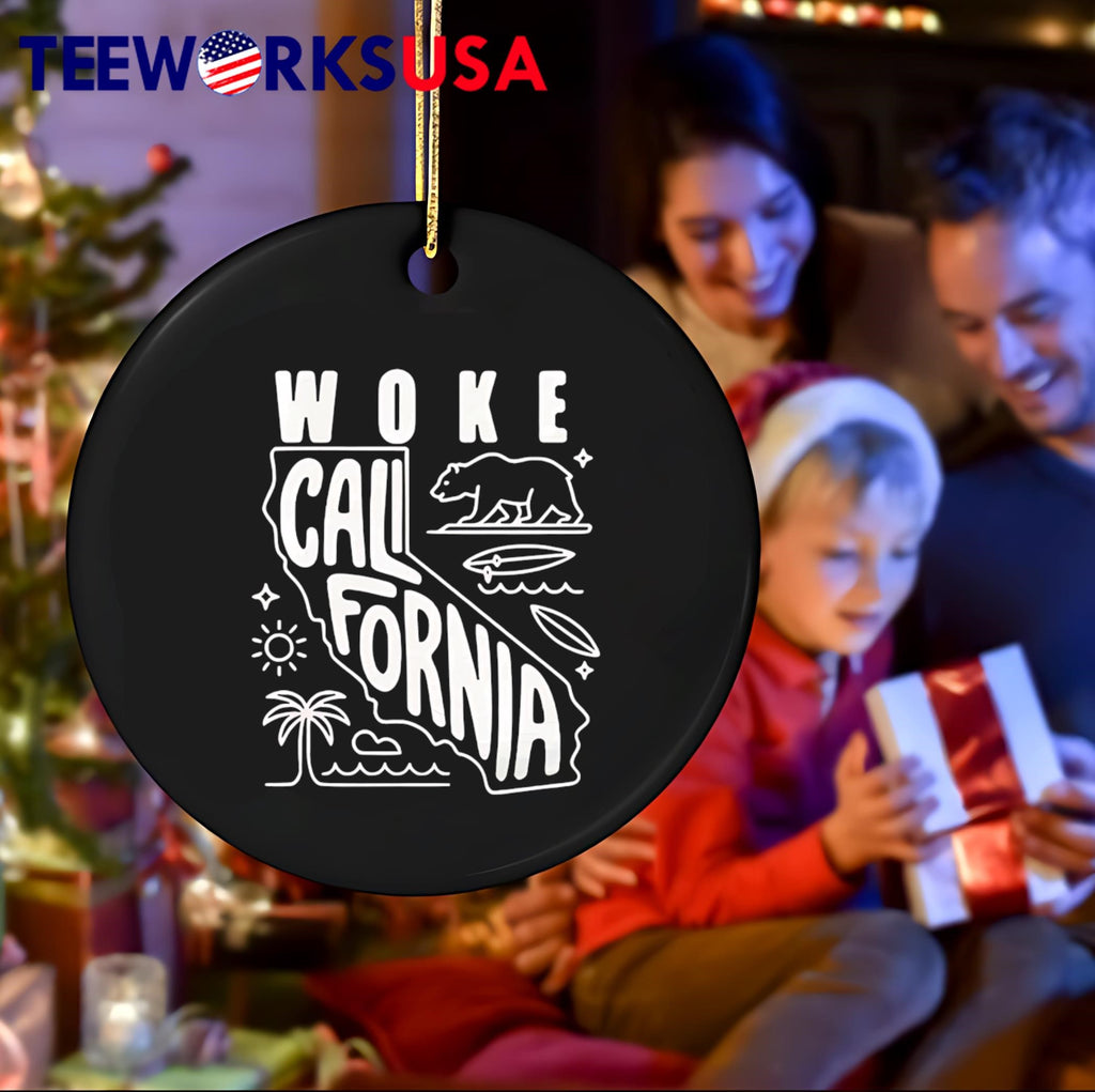 Woke California protest - Adult & Kids T-Shirts, Sweatshirts & Hoodies apparel design preview 4