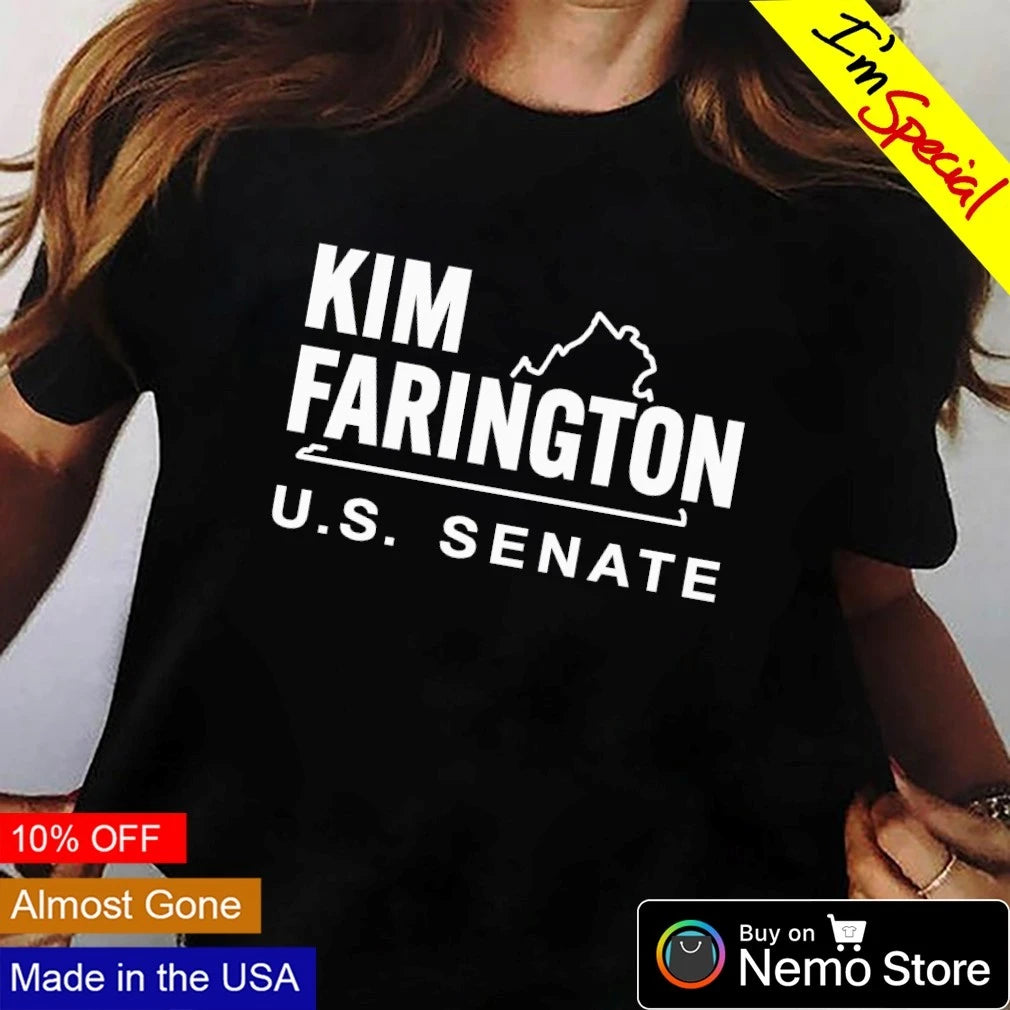Kim Farington for US Senate 2026 Political Campaign - Adult & Kids T-Shirts, Sweatshirts & Hoodies apparel design preview 3
