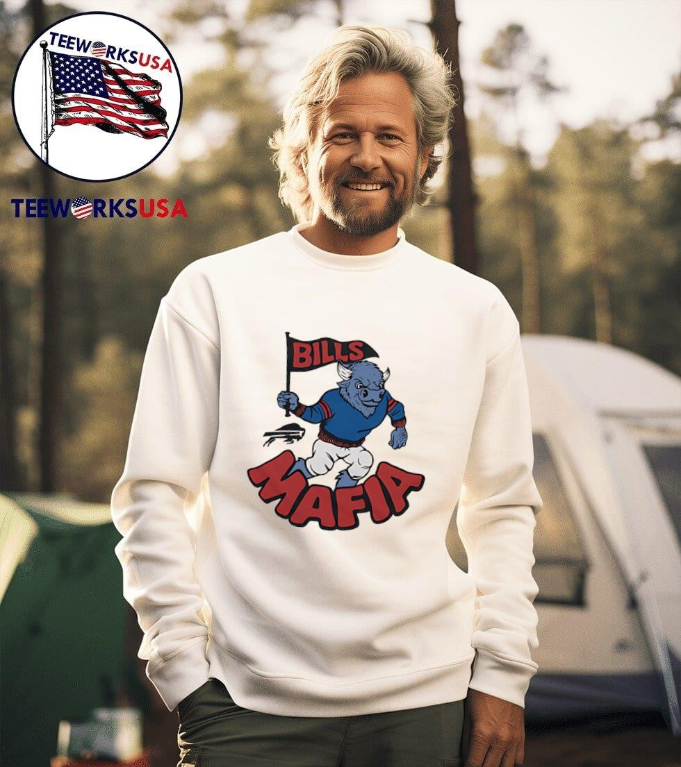 Buffalo Bills Mafia Mascot - Adult & Kids T-Shirts, Sweatshirts & Hoodies apparel design preview 3