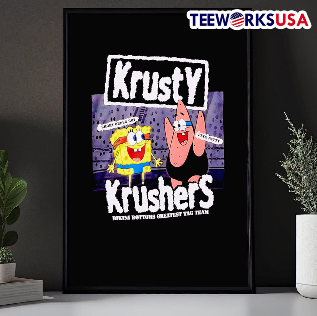 SpongeBob SquarePants Krusty Krushers Tag Team - Adult & Kids T-Shirts, Sweatshirts & Hoodies apparel design preview 5