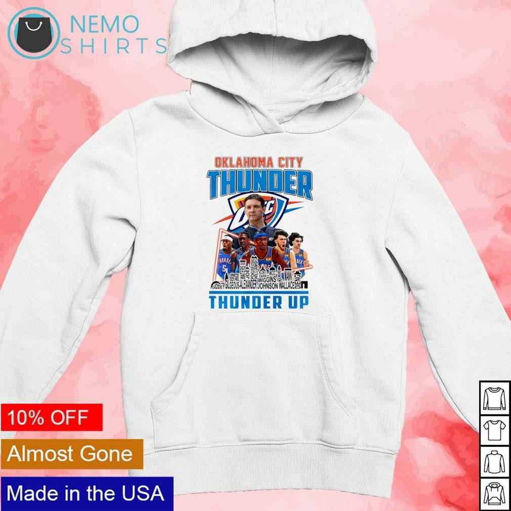 Oklahoma City Thunder up coach and players names - Adult & Kids T-Shirts, Sweatshirts & Hoodies apparel design preview 2