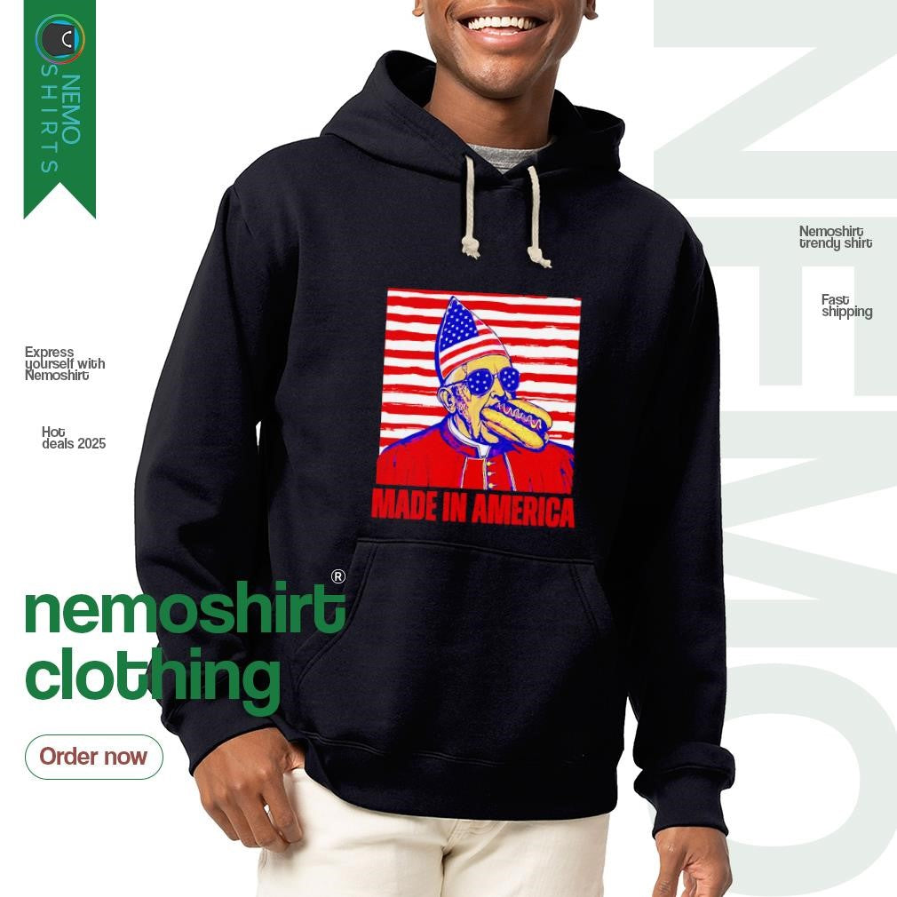 Made in America Pope Leo XIV Chicago hot dog - Adult & Kids T-Shirts, Sweatshirts & Hoodies apparel design preview 2
