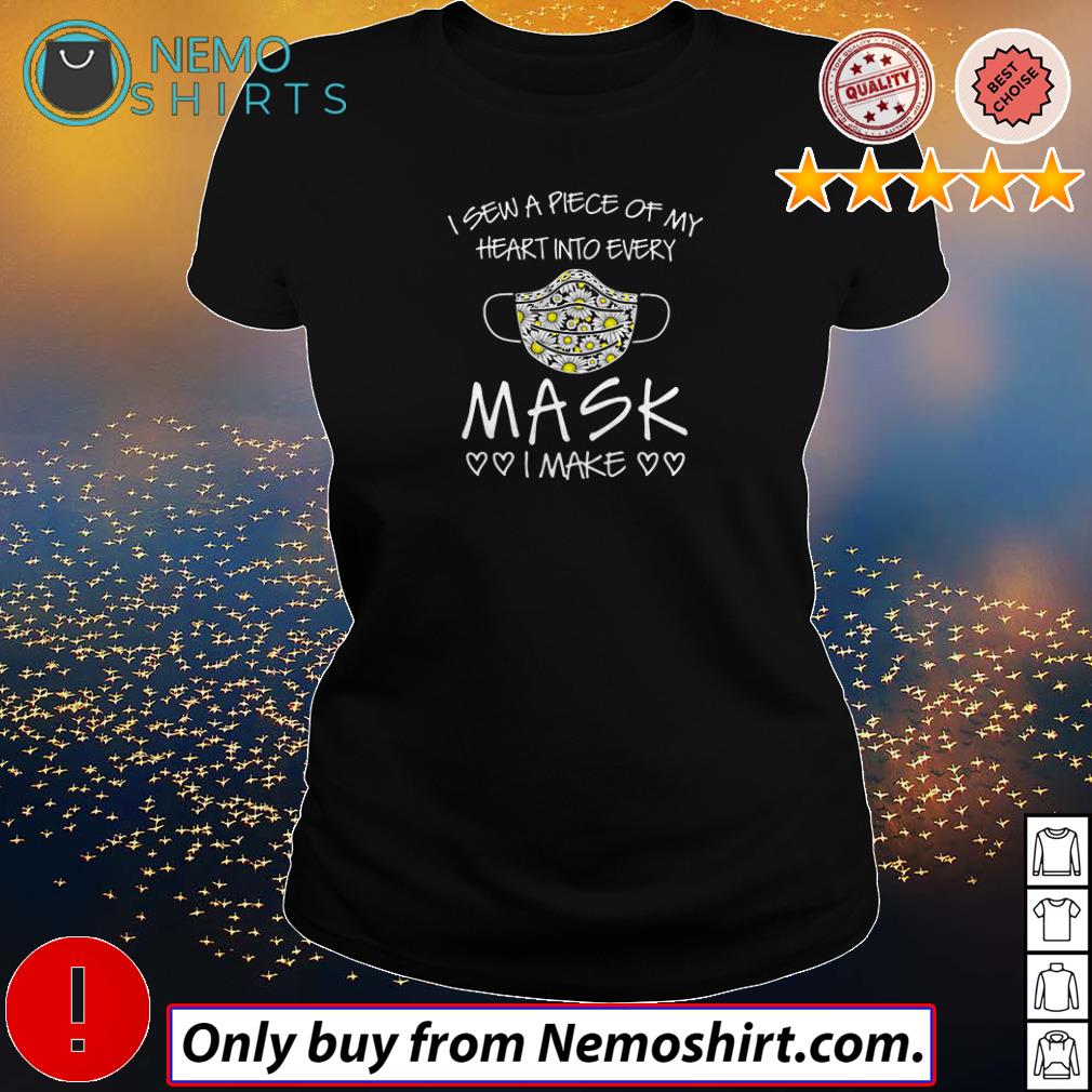 Daisy I sew a piece of my heart into every mask make - Adult & Kids T-Shirts, Sweatshirts & Hoodies apparel design preview 2