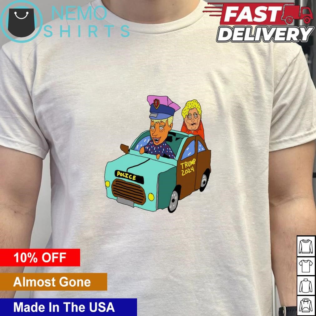 Trump 2024 stand with police - Adult & Kids T-Shirts, Sweatshirts & Hoodies apparel design preview 5