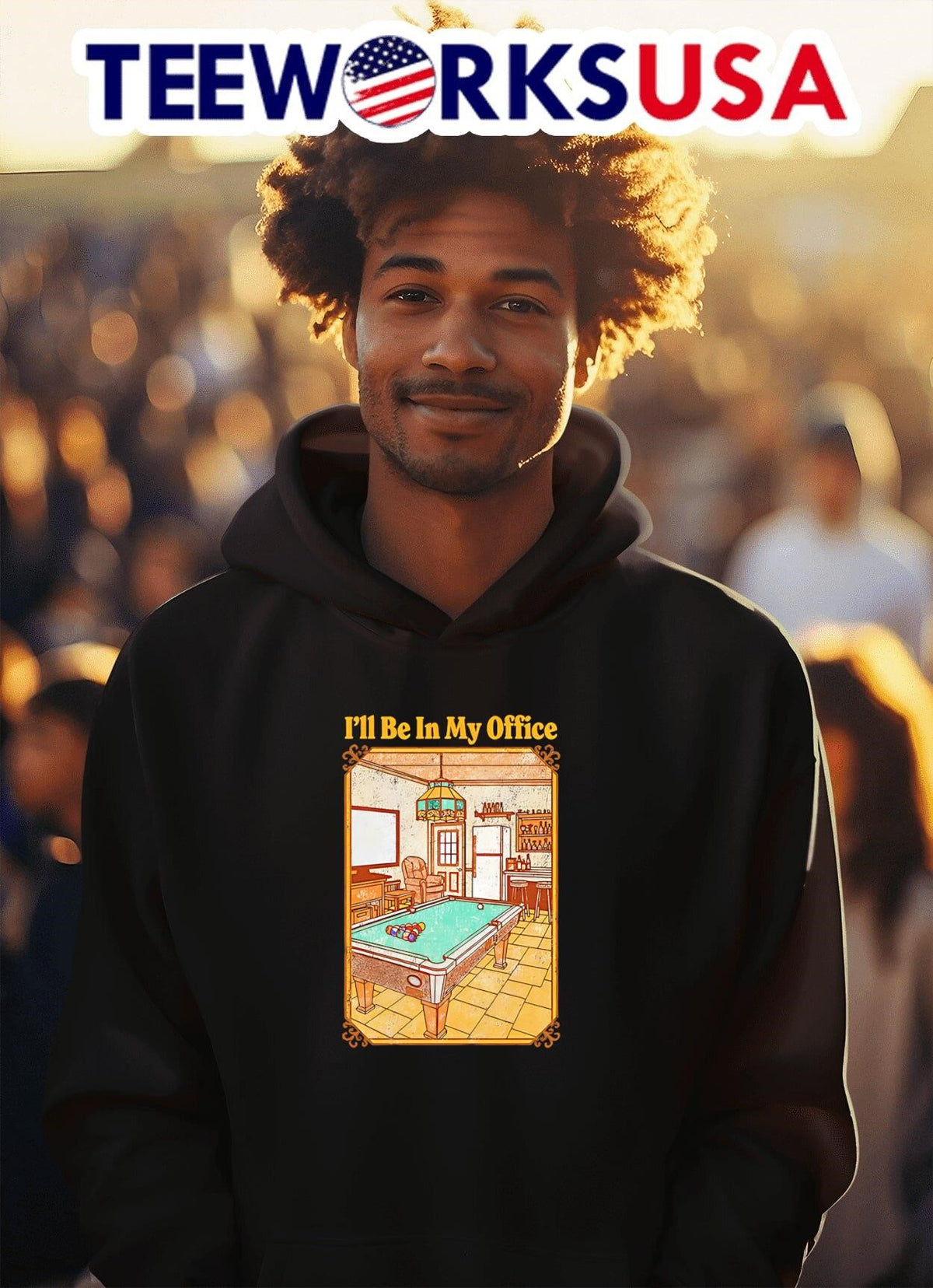 I'll be in my office - Adult & Kids T-Shirts, Sweatshirts & Hoodies apparel design preview 2