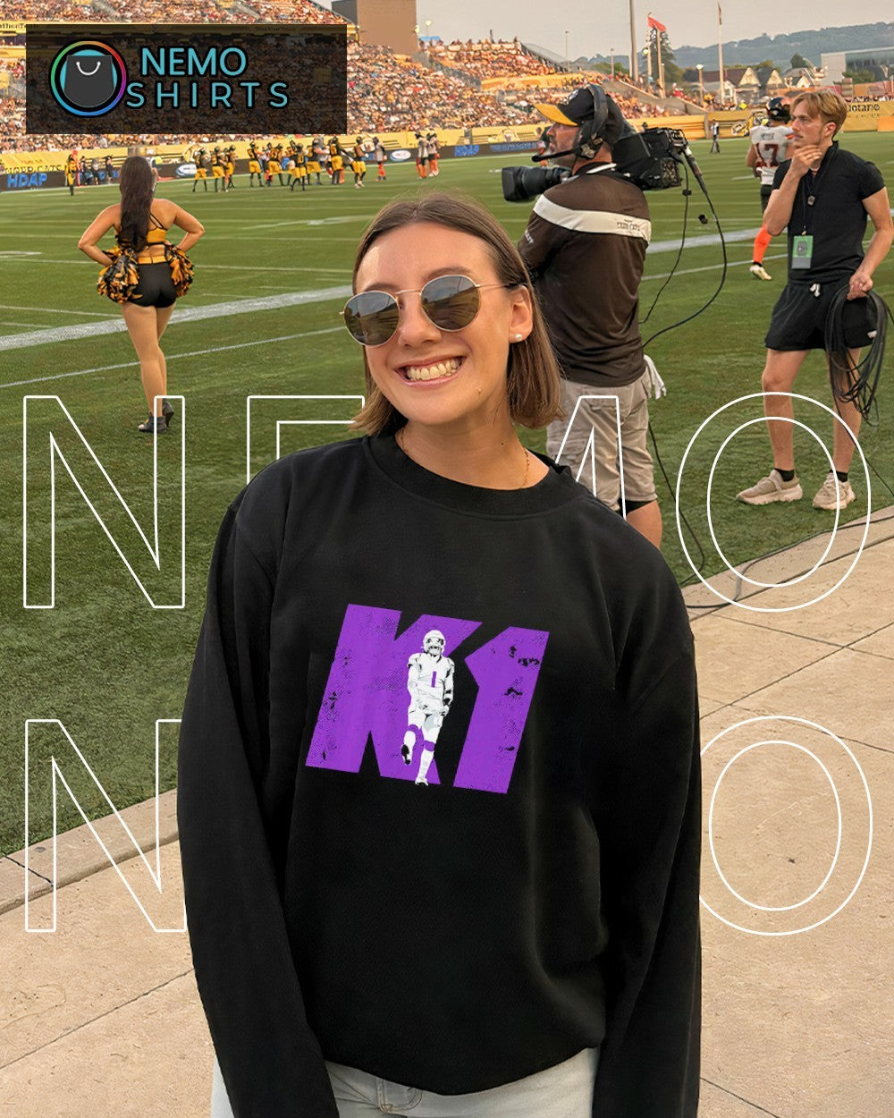 K1 Kyler Murray Minnesota Vikings Purple Ships Free - Adult & Kids T-Shirts, Sweatshirts & Hoodies apparel design preview 4