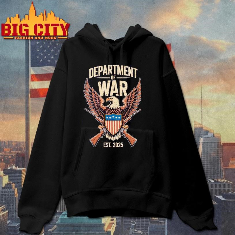 Department Of War Established 2025 Dow - Adult & Kids T-Shirts, Sweatshirts & Hoodies apparel design preview 2