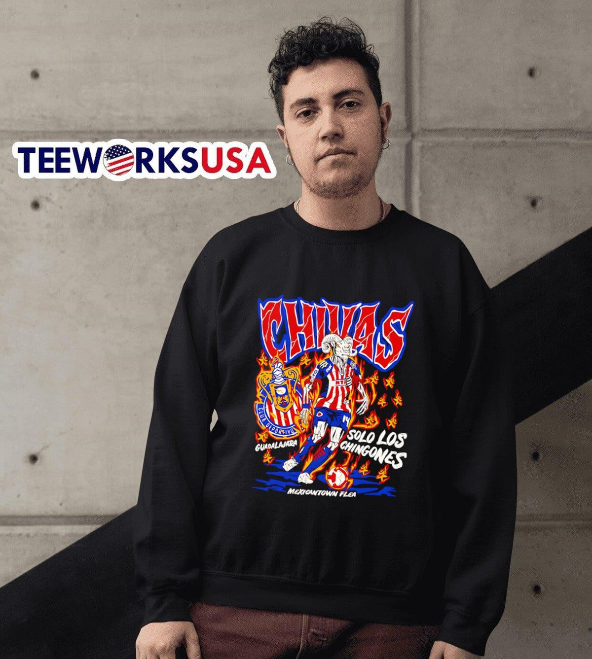Chivas solo los chingones - Adult & Kids T-Shirts, Sweatshirts & Hoodies apparel design preview 6