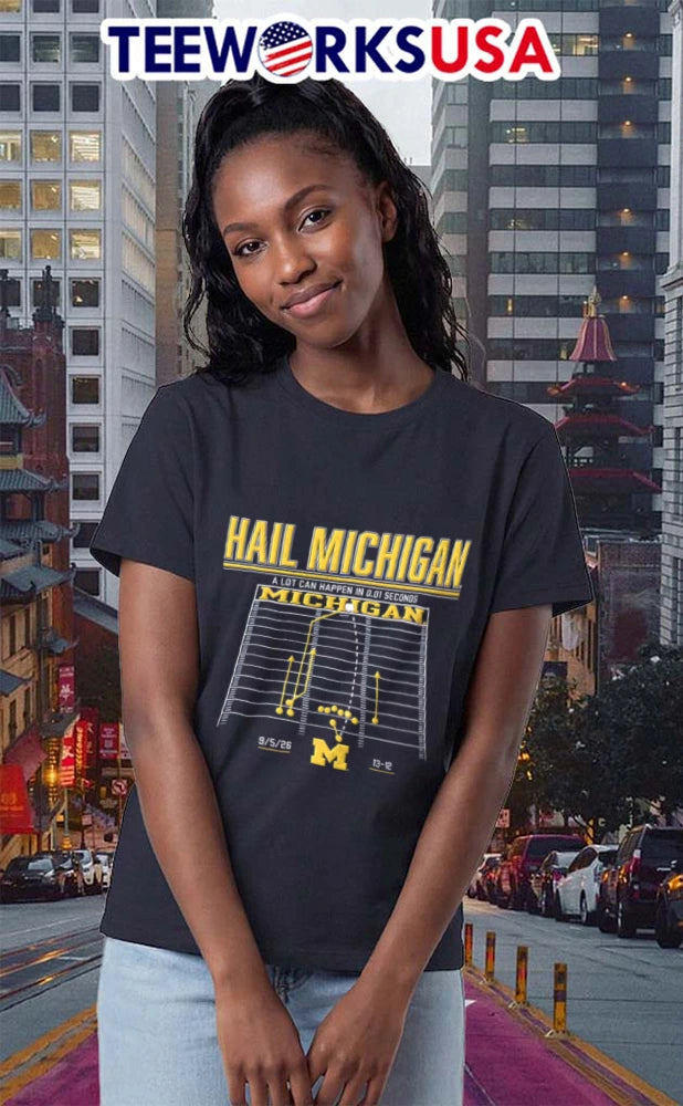 Hail Michigan A Lot Can Happen In 0.01 Seconds 9 5 26 - Adult & Kids T-Shirts, Sweatshirts & Hoodies apparel design preview 2
