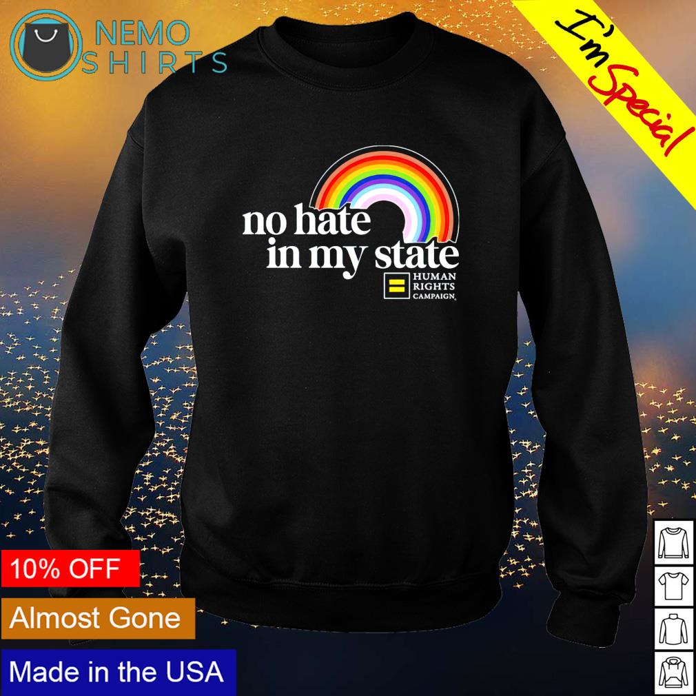 Human Right Campaign no hate in my state - Adult & Kids T-Shirts, Sweatshirts & Hoodies product image 4
