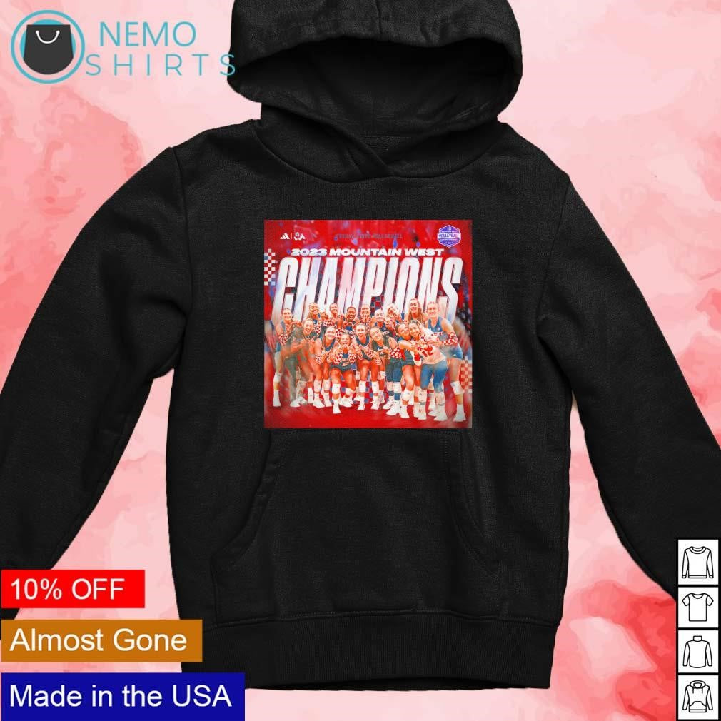 Fresno State volleyball Mountain West champions - Adult & Kids T-Shirts, Sweatshirts & Hoodies apparel design preview 4