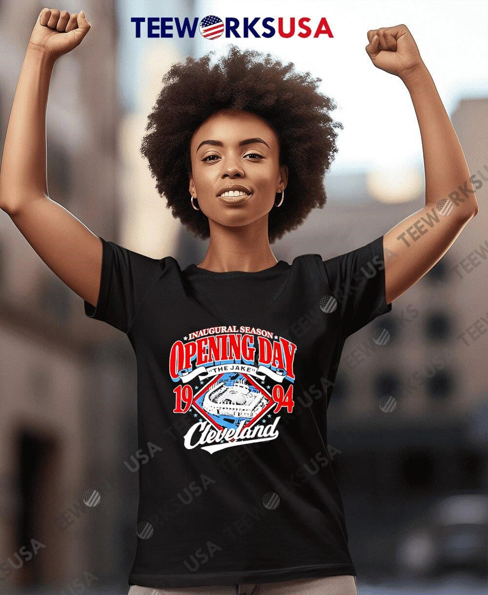 Inaugural Season Opening Day The Jake 1994 Cleveland - Adult & Kids T-Shirts, Sweatshirts & Hoodies apparel design preview 7