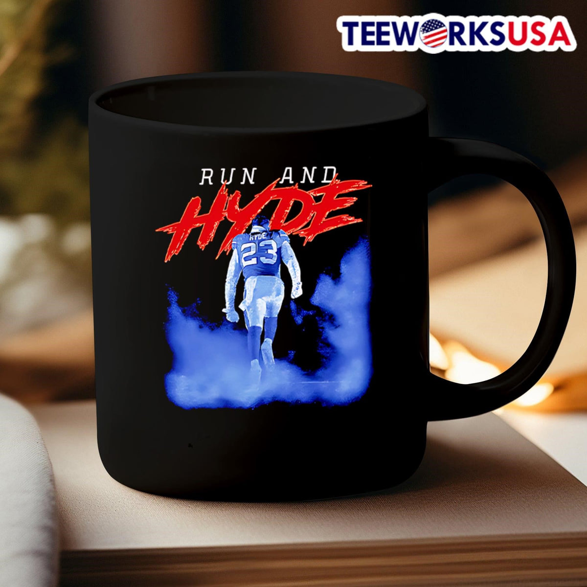 Micah Hyde Buffalo Bills run and - Adult & Kids T-Shirts, Sweatshirts & Hoodies apparel design preview 3