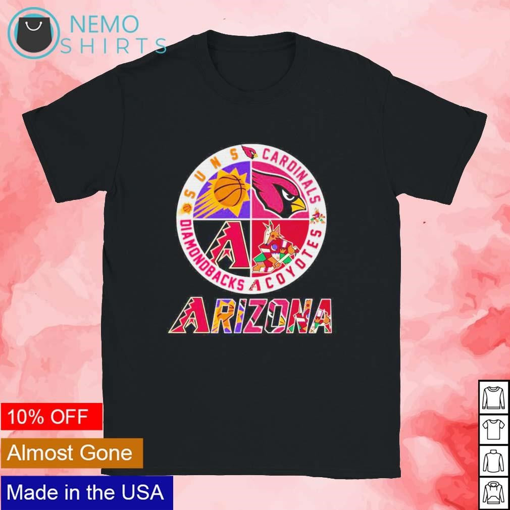 Arizona sport teams Suns Cardinals Acoyotes - Adult & Kids T-Shirts, Sweatshirts & Hoodies apparel design preview 1