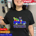 Michigan Wolverines Santa Grinch driving truck - Adult & Kids T-Shirts, Sweatshirts & Hoodies apparel design preview 1
