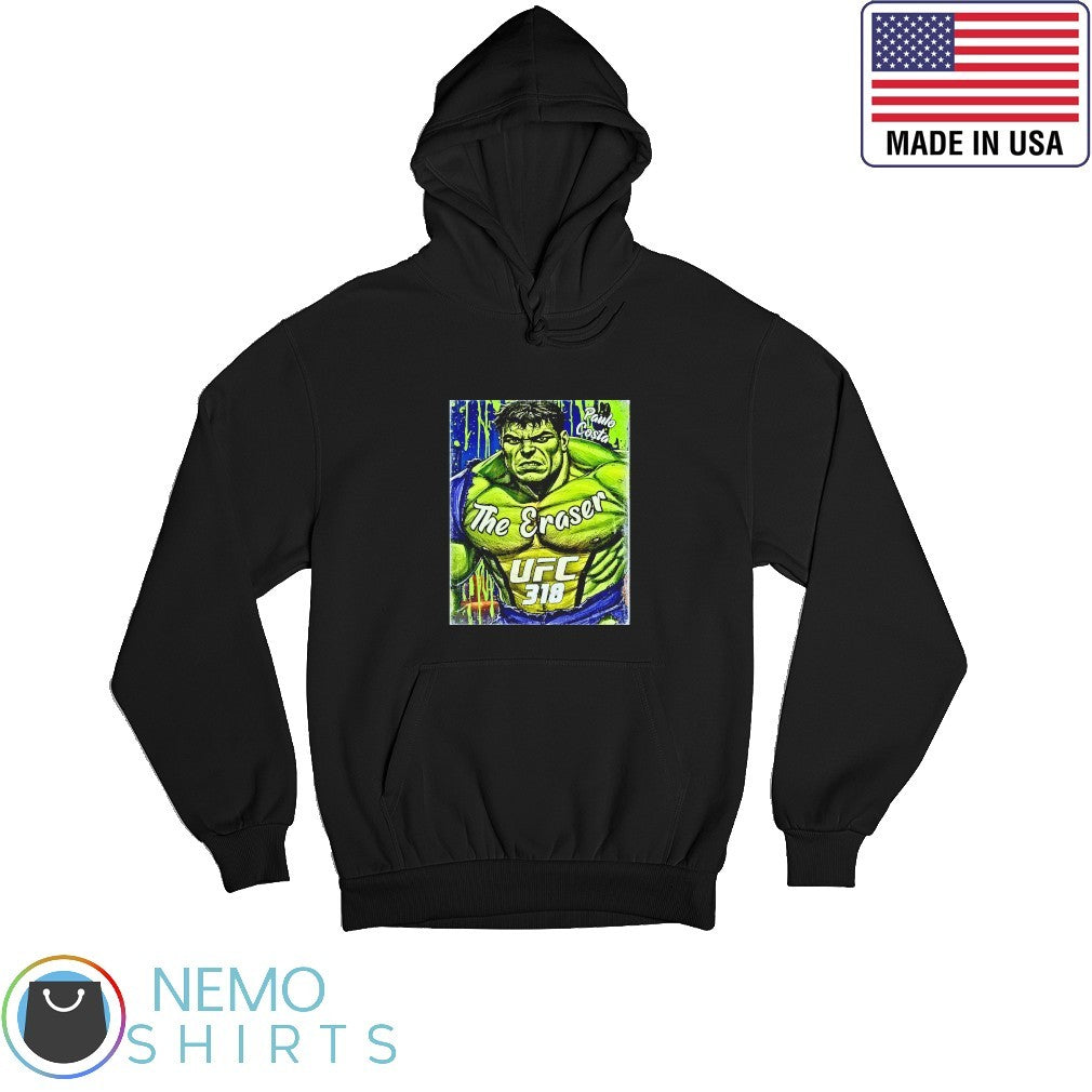 The Eraser Paulo Costa UFC 318 graphic - Adult & Kids T-Shirts, Sweatshirts & Hoodies apparel design preview 2