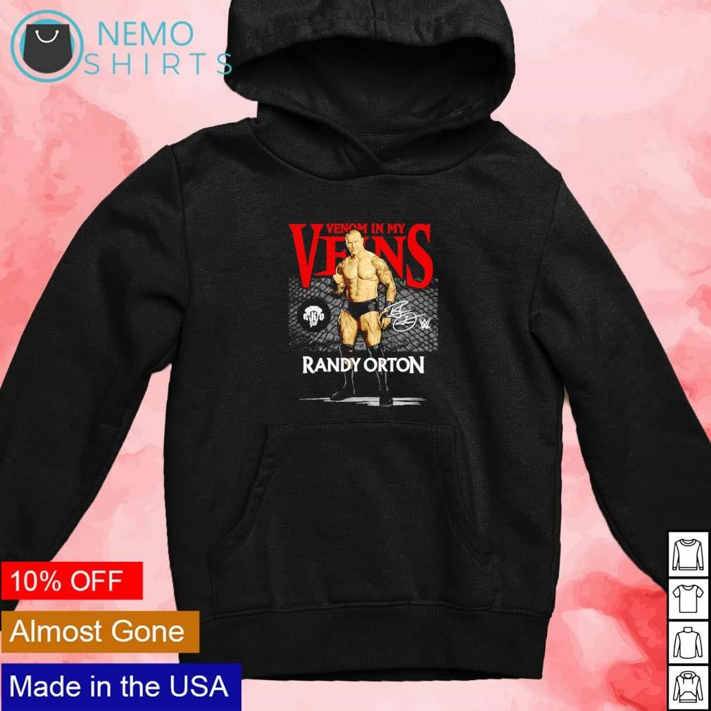 Randy Orton venom in my veins signature - Adult & Kids T-Shirts, Sweatshirts & Hoodies apparel design preview 4